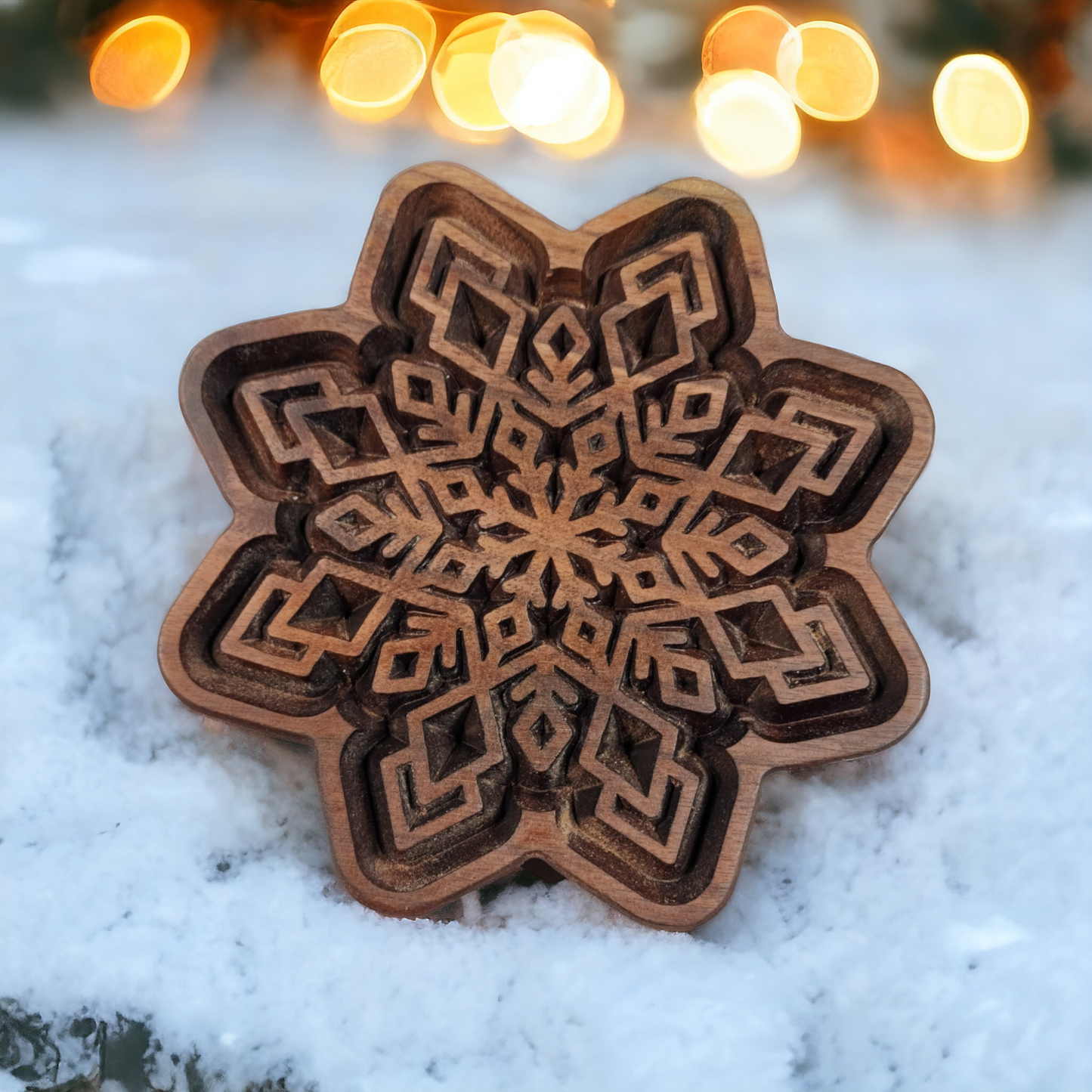 Snowflake (Bordered) Trivet