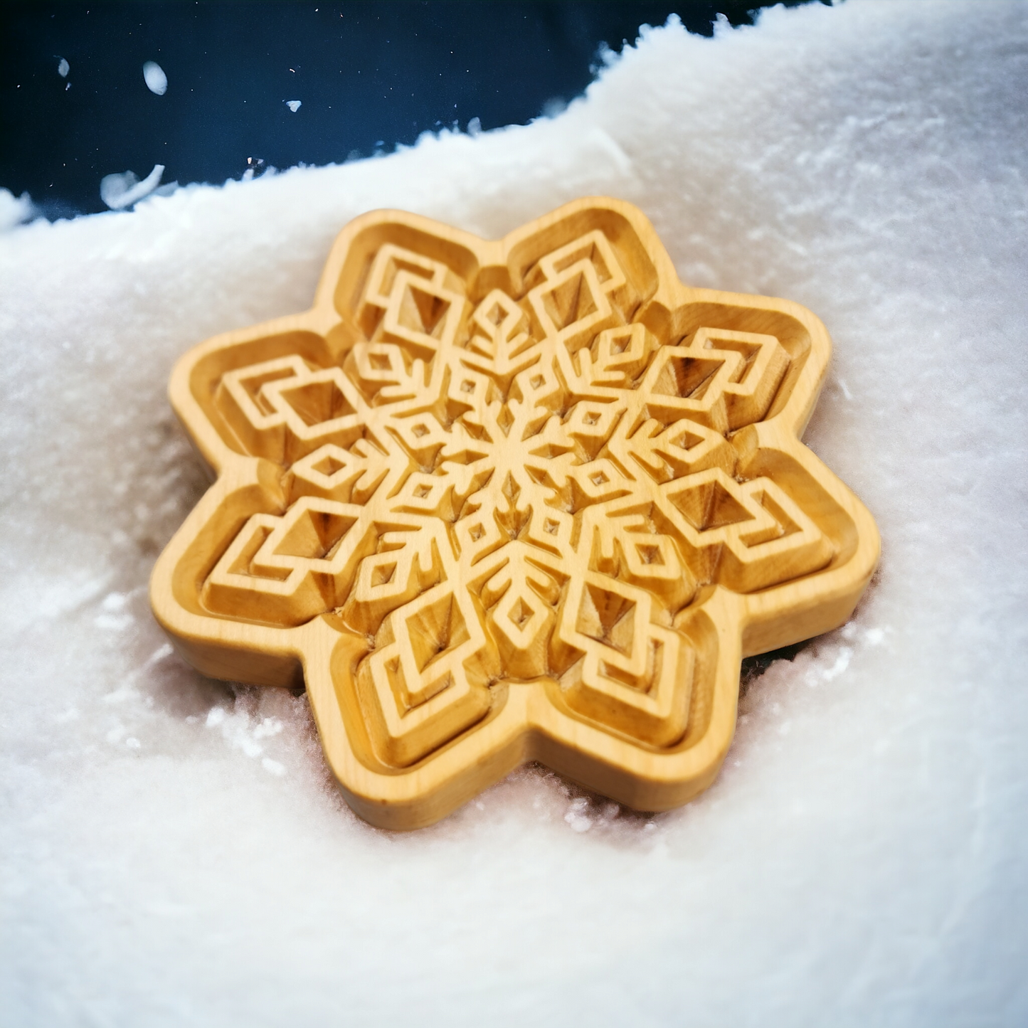 Snowflake (Bordered) Trivet
